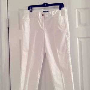 Land’s End White Ankle Pants